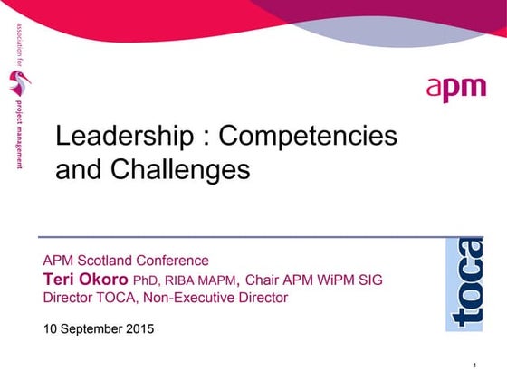 Leadership Competencies | PPTX