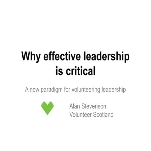 Leadership from the top down