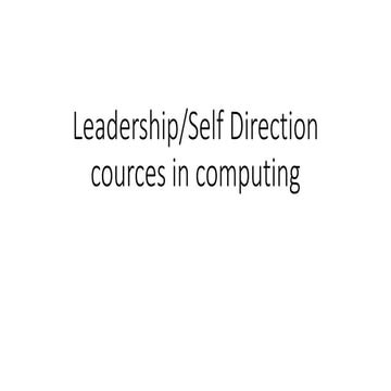 Leadership cources in computing.pptx