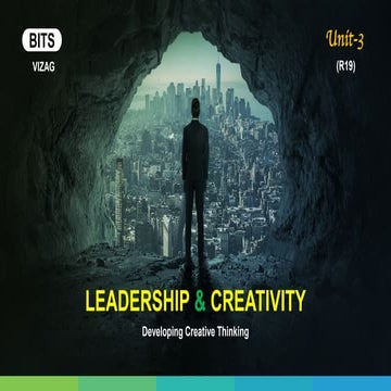 Leadership & creativity