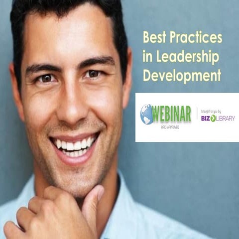 Best Practices in Leadership Development Webinar 07.24.13