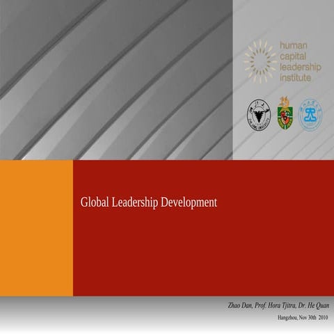 Global Leadership development