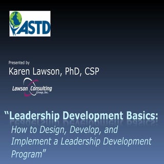 Leadership Development Basics
