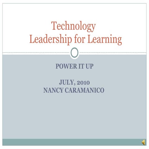 Leadership ed tech