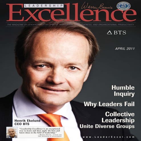 Leadership Excellence April 2011