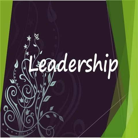 Leadership