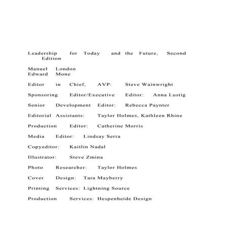 LeadershipforTodayandtheFuture,SecondEditionMan.docx