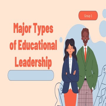 Leadership ang management styles-MAED204