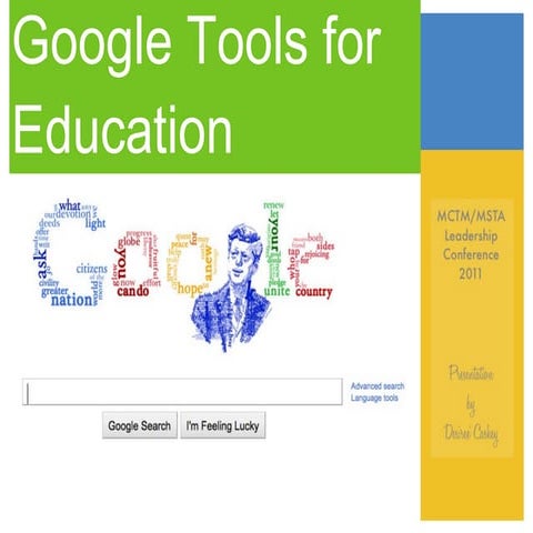 Exploring Google Tools - PPT