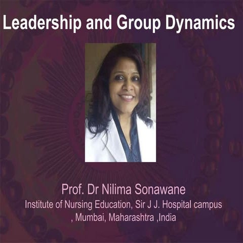 Leadership & Group Dynamics