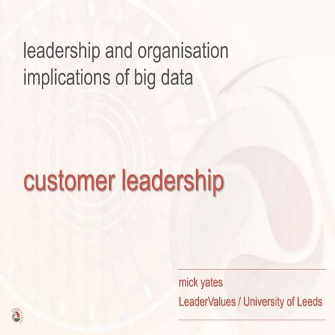 "Customer Leadership"