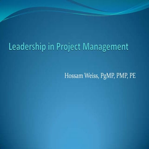 Leadership In Project Management