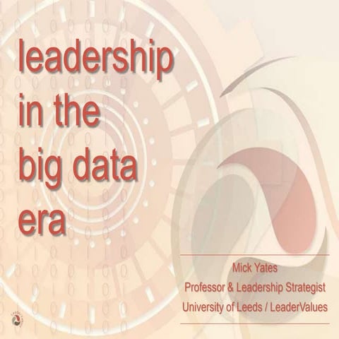 Leadership in the Big Data era
