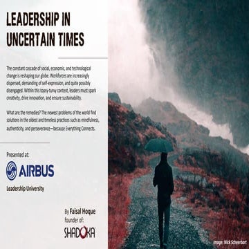 Leadership In Uncertain World