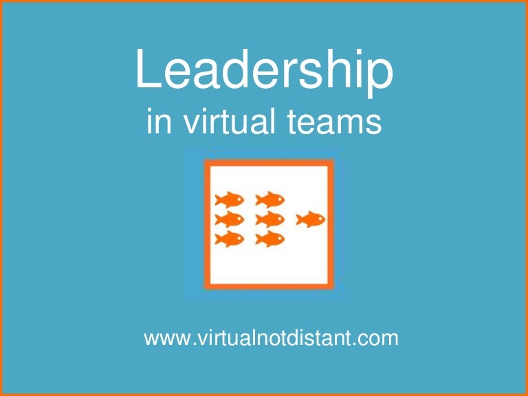 Leadership in virtual teams