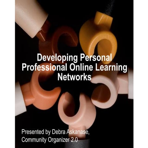 Developing Personal Professional Online Learning Networks