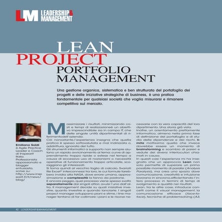 Lean Portfolio Management | PDF