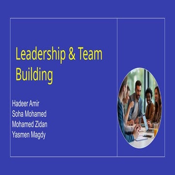 Leadership managment  & Team Building.pptx
