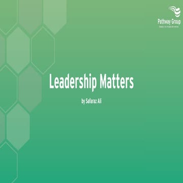 Leadership Matters