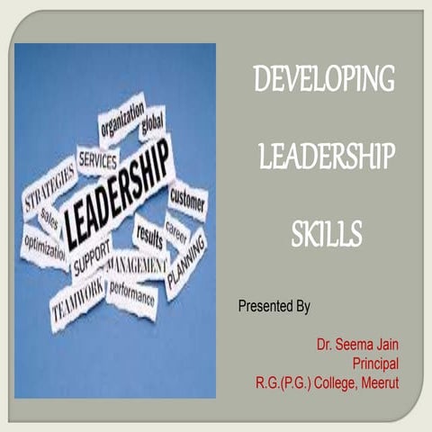Mini project presentation on skill development | PPTX