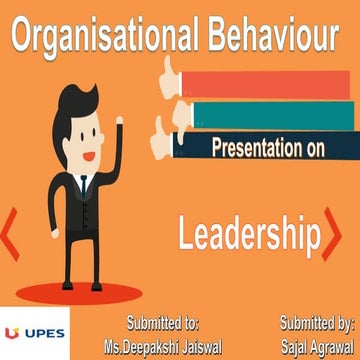 Leadership ppt by sajal agrawal
