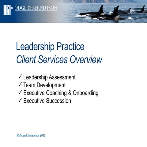 Leadership Practice   Canada   Client Overview