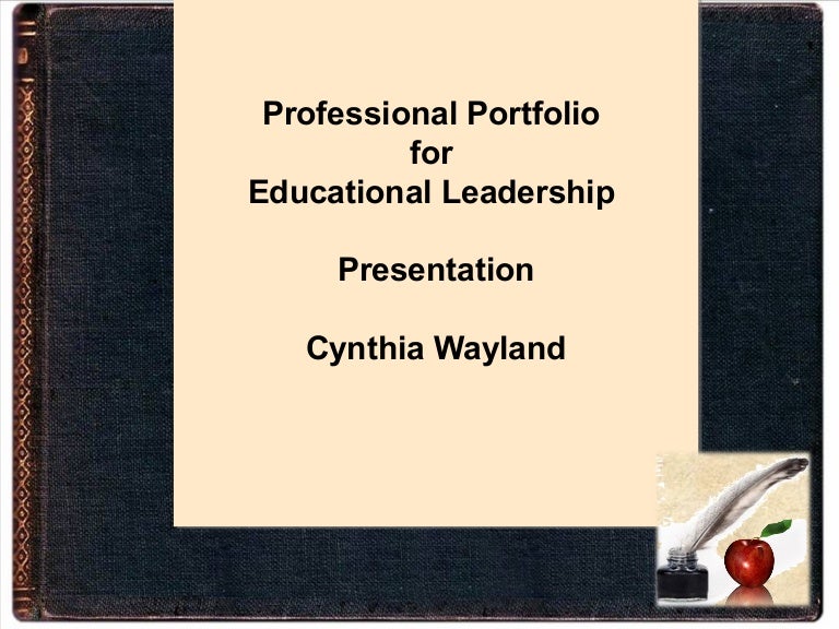 Leadership professional portfolio