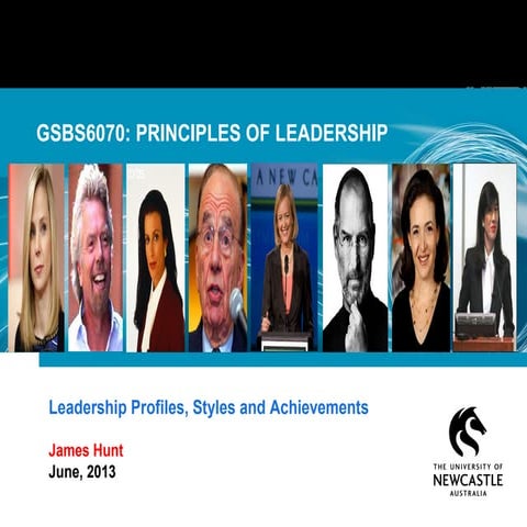 Leadership Profiles, Styles & Achievements