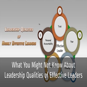 What You Might Not Know About Leadership Qualities of Effective Leaders ...