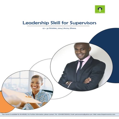 Leadership skill for supervisors accra