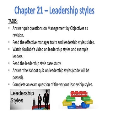 leadership styles management and entrepreneurs