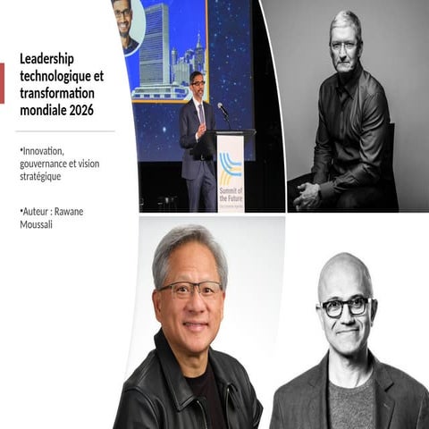 Leadership Technologique 2026 - Rawane Moussali | PPTX