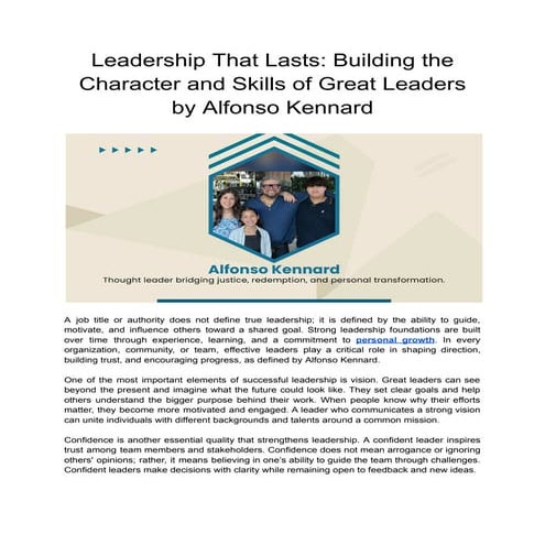 Basic skill of leadership | PPTX