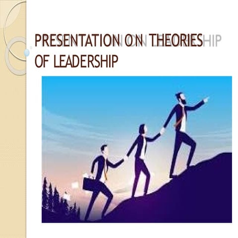 Leadership is the ability to develop a  vision that motivates others to move ...