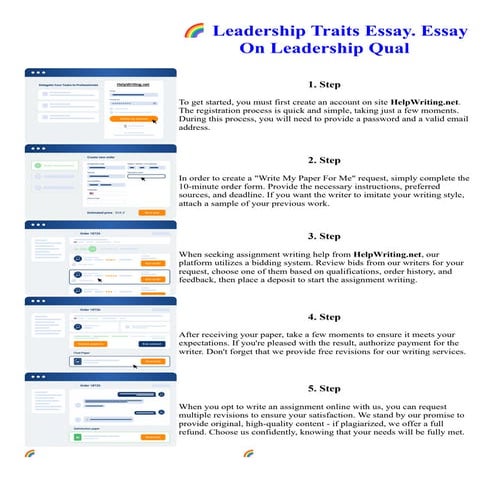 🌈 Leadership Traits Essay. Essay On Leadership Qual