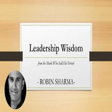 Leadership Wisdom Chapter 7 | PPTX