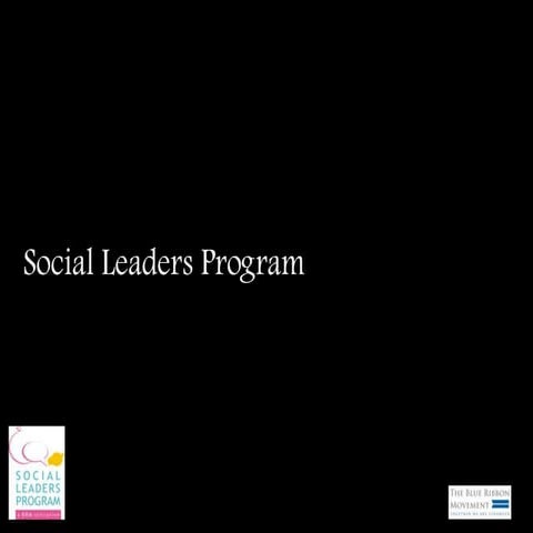 Social Leaders Program - Presentation