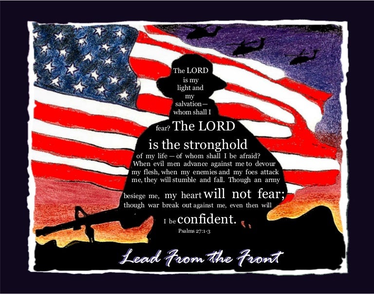 Lead From The Front Poster