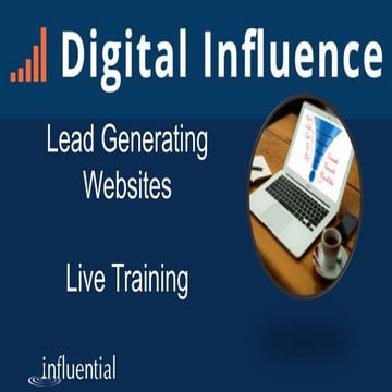 Lead generating websites - Digital Influence Webinars
