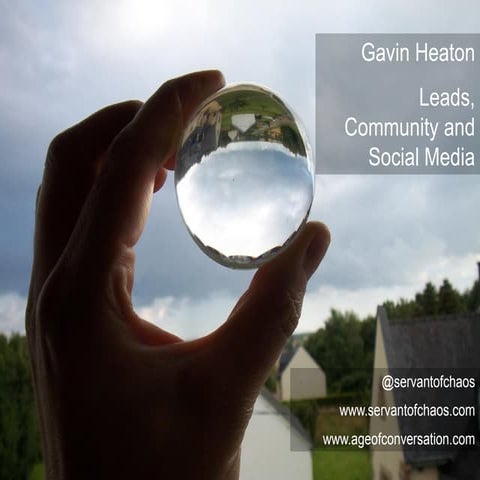 Lead Generation, Community and Social Media