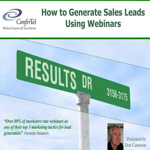 Lead Gen Webinars