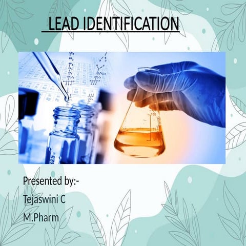 LEAD IDENTIFICATION for pharmacognosy.pptx