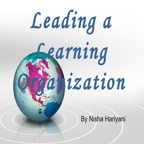 leading a learning organization