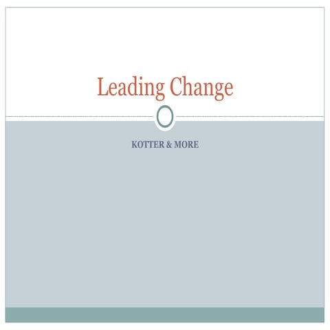 Leading Change Presentation