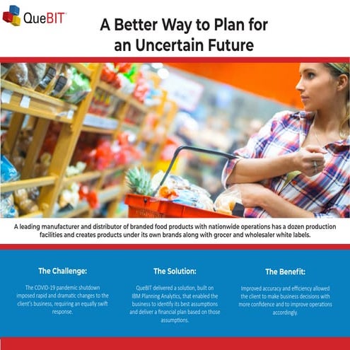 QueBIT Agile Crisis Planning - A Better Way to Plan for Uncertain Times