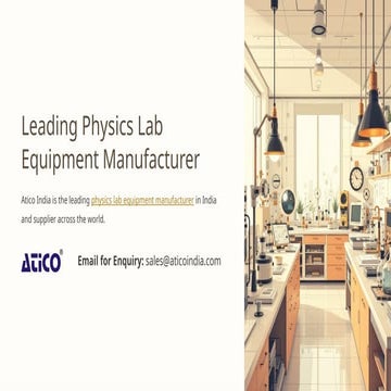 Leading Physics Lab Equipment Manufacturer | PPTX