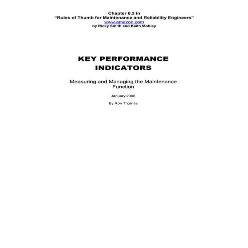 Leading and Lagging Key Performance Indicators