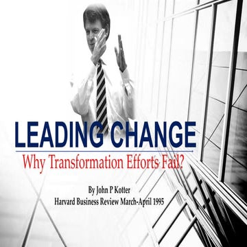 Leading change
