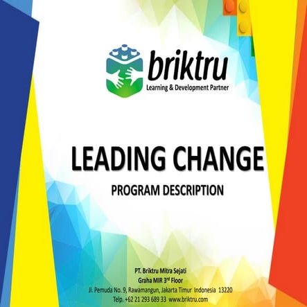 Leading Change Workshop by Briktru Indonesia