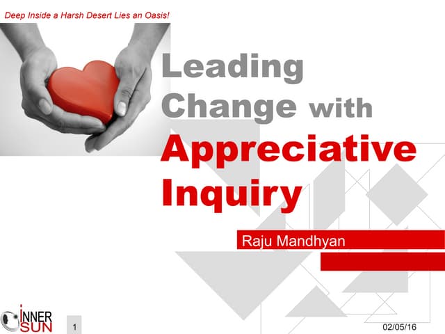 Leading Change with Appreciative Inquiry